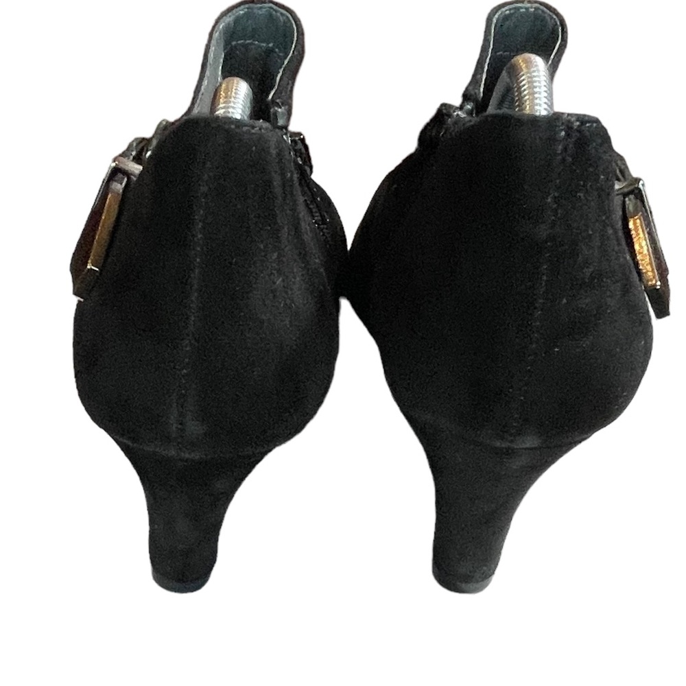 Aerosoles Black Suede Slip On Heels Womens Shoes Size 7.5 - Picture 7 of 15